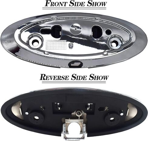 Rldym Tailgate Back Up Camera Housing Bezel AL3Z-19H511-A for Ford F150 F250 F350 2009-2014 with Chrome Color in Saudi Arabia