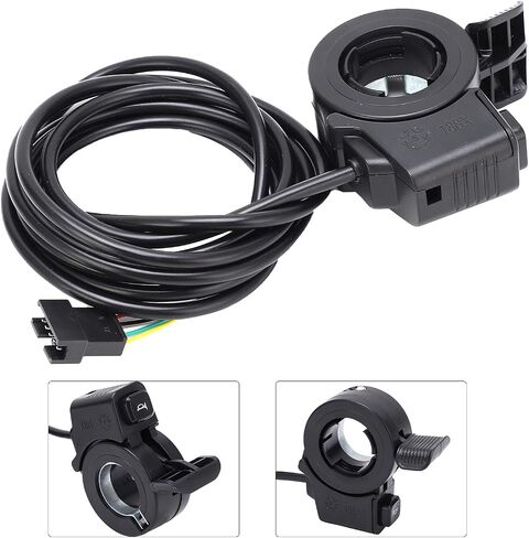 VBESTLIFE Electric Thumb Dial Speed Controller with Horn Thumb Throttle Electric Modified Accessories in Saudi Arabia