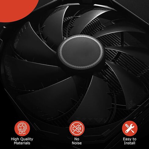 PartsFlow Radiator Cooling Fan Assembly for 2007 2008 2009 2010 2011 2012 2013 2014 Cadillac Escalade for 2007-2014 Chevrolet Suburban 1500 620-653 620-654 in Saudi Arabia