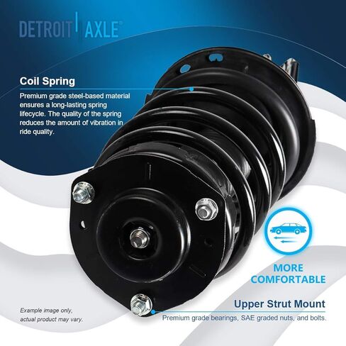 Detroit Axle - Front Left Strut for Toyota 2007-2011 Camry, 2006-2012 Avalon, 2006-2008 Solara, 2007-2009 Lexus ES350, Driver Side Ready Strut w/Coil Spring Assembly Replacement Suspension in Saudi Arabia
