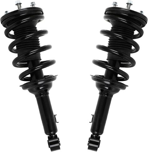 Detroit Axle - RWD Front Struts for 2005-2015 Toyota Tacoma [2.7L Base], 2 Struts with Coil Spring Assembly 2006 2007 2008 2009 2010 2011 2012 2013 2014 Replacement Ready Struts Shocks Assembly in Saudi Arabia