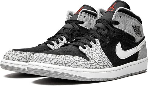 Air Jordan 1 Mid Men's Shoes (DQ8426-071, Black/White/Metallic Gold) Size 14 in Kuwait