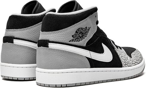 Air Jordan 1 Mid Men's Shoes (DQ8426-071, Black/White/Metallic Gold) Size 14 in Kuwait