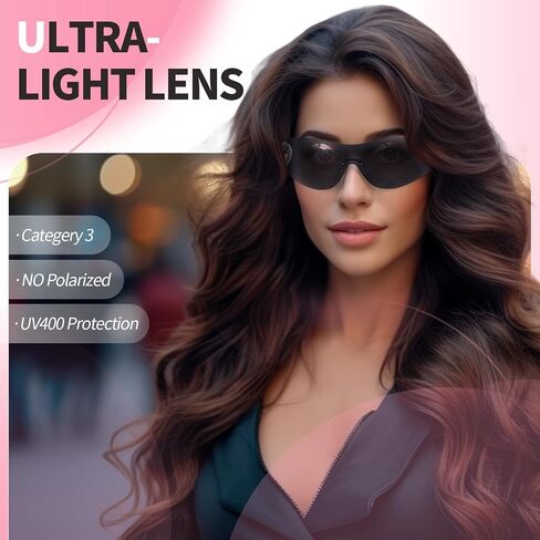3 Pcs Y2K Sunglasses for Women Men, Y2K Wrap Around Rimless Sunglasses Oversized Fashion Frameless Sun Glasses UV400 Protection in Saudi Arabia