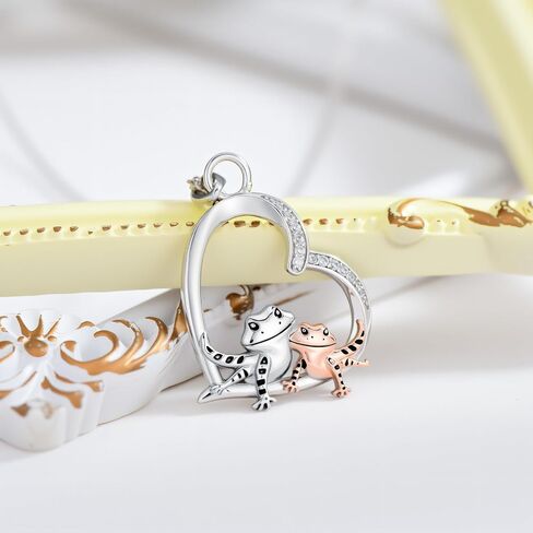 Bearded Dragon Sterling Silver Pendant Necklace - Lizard Jewelry Gifts for Women in Saudi Arabia