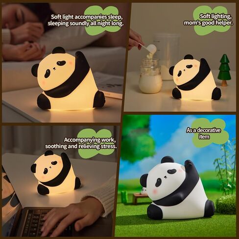 Cute Loving Bubble Milk Cup Night Light, 3-Level Dimmable Soft Light, Timed, Rechargeable, Silicone Bedside Touch Lamp, Creates a Cozy Ambiance, Ideal Decoration and Gift for Girls, Women, and Kids in Saudi Arabia