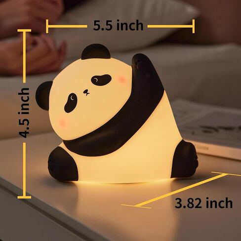 Cute Loving Bubble Milk Cup Night Light, 3-Level Dimmable Soft Light, Timed, Rechargeable, Silicone Bedside Touch Lamp, Creates a Cozy Ambiance, Ideal Decoration and Gift for Girls, Women, and Kids in Saudi Arabia