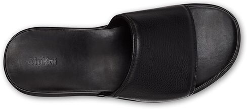 Olukai Olali Slide Men's Leather Sandals ، دعم حزام وقوس مريح ، مواد ناعمة ودائمة ، ارتداء طوال اليوم in Saudi Arabia