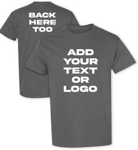 Kolossus Customizable Short Sleeve Shirts Unisex, Personalized t Shirts with Logo, Photo or Text. in Kuwait