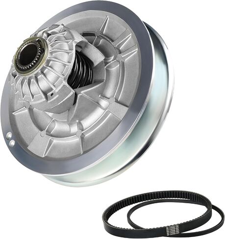 JDMON Aluminum Driven Clutch with Belts Compatible with YAMAHA GAS Golf Cart G29 YDRA Drive 2007-up, Drive2 2017-up Replacement for JW1-G6202-02-00 JW8-G6202-10-00 JW8-G6202-20/21/22/23/24/25/26-00 in Saudi Arabia