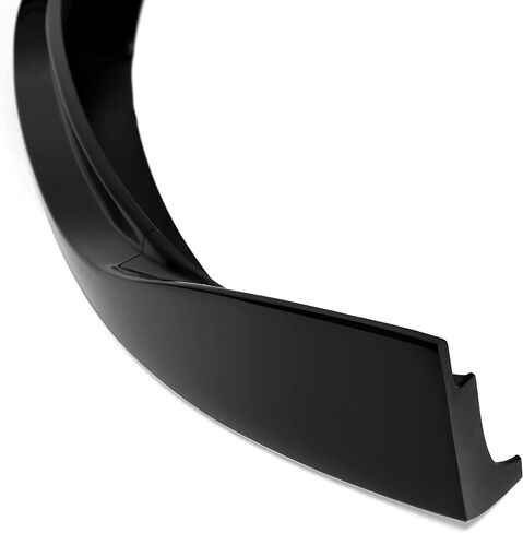 Hecasa الأمامي المصد الشفة متوافقة مع 2012-2016 Tesla Model S Sedan Spoiler Splitter Chin Valance Black in Saudi Arabia