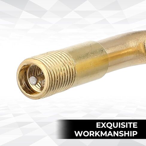 2 Pake Tire Valve Stem Extension, 45 Degree Schrader Valve Extender Tyre Inflator Valves Extensions Adaptor Brass Tyre Valves Stem Extenders Compatible for Passenger Cars Bicycles Motorcycles RV in Saudi Arabia
