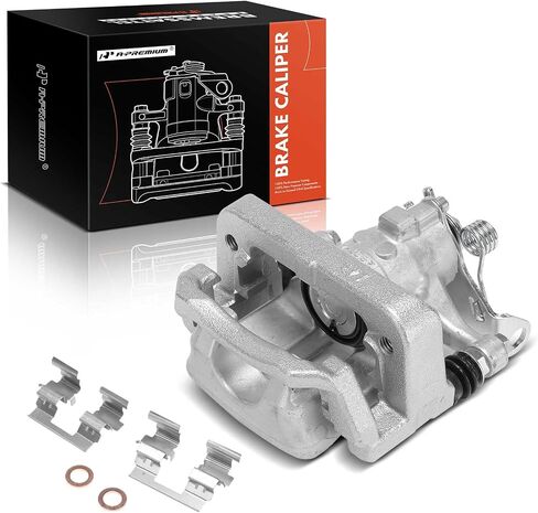 A-Premium Disc Brake Caliper Assembly with Bracket Compatible with Buick, Chevrolet Model - Encore 2018-2022, Trax 2018-2022, 1.4L, Rear Right Passenger Side in Saudi Arabia