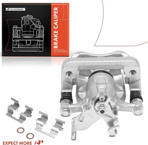 A-Premium Disc Brake Caliper Assembly with Bracket Compatible with Buick, Chevrolet Model - Encore 2018-2022, Trax 2018-2022, 1.4L, Rear Right Passenger Side in Saudi Arabia