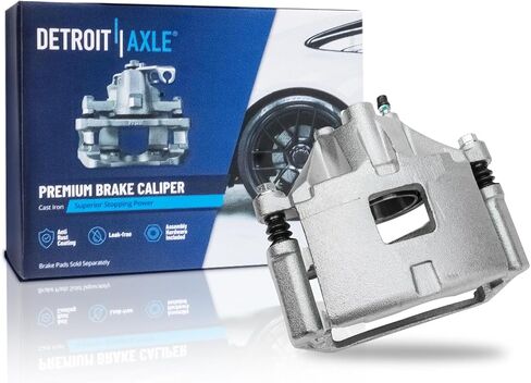 Detroit Axle - Front Left Brake Caliper لـ Buick Lesabre Riviera Avenue Cadillac Deville Eldorado Seville Chevy Impala Monte Olds Olds Aurora ، Pariper Side Brake Sbiper w/Bracket Placement in Saudi Arabia