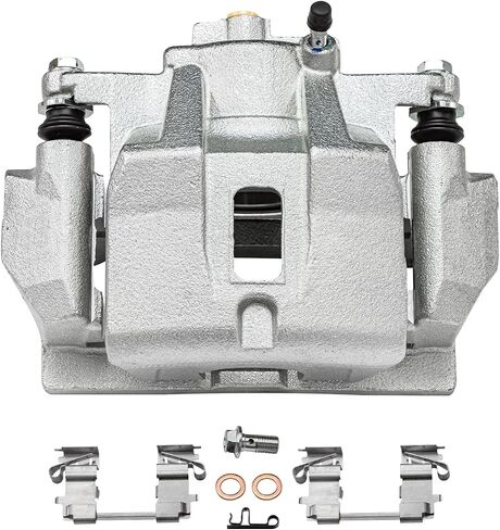 Detroit Axle - Front Left Brake Caliper W/Bracket Replace to Toyota Highlander Lexus RX330 RX350 RX400H in Saudi Arabia