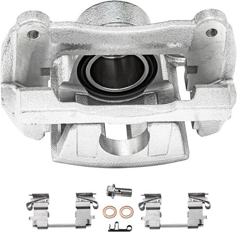 Detroit Axle - Front Left Brake Caliper W/Bracket Replace to Toyota Highlander Lexus RX330 RX350 RX400H in Saudi Arabia