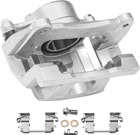 Detroit Axle - Front Left Brake Caliper W/Bracket Replace to Toyota Highlander Lexus RX330 RX350 RX400H in Saudi Arabia