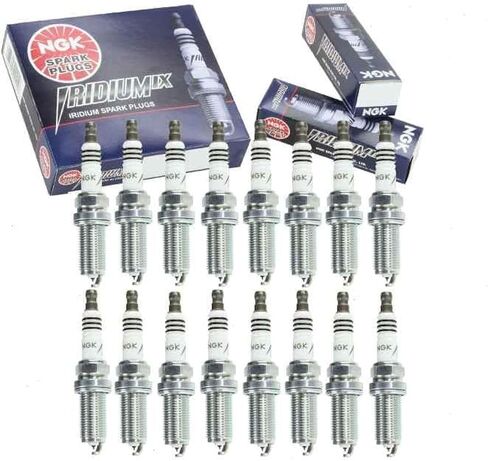 16 PC NGK Iridium IX Parch Plugs متوافقة مع Dodge RAM 1500 5.7L V8 2009-2010 in Saudi Arabia