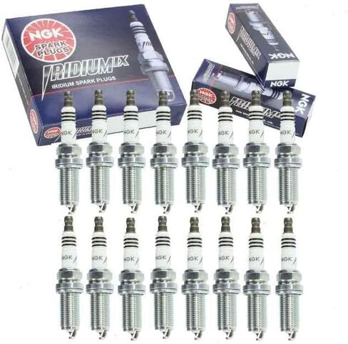 16 PC NGK Iridium IX Parch Plugs متوافقة مع Dodge RAM 1500 5.7L V8 2009-2010 in Saudi Arabia