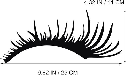 Car Eyelashes for Headlights, Black Car Lashes Sticker Funny Car Headlight Eyelashes Vehicle Body Sticker Windshield Decal for Vehicle Exterior Decoration in Saudi Arabia