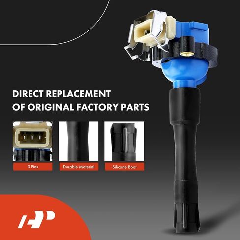 A-Premium Set of 8 Ignition Coil Pack and Iridium Spark Plugs Compatible with Land Rover Range Rover 2004-2005 & BMW X5 M5 2000-2003, 740i 740iL Z8 in Saudi Arabia