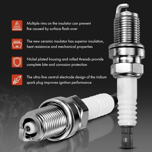 A-Premium Set of 8 Ignition Coil Pack and Iridium Spark Plugs Compatible with Land Rover Range Rover 2004-2005 & BMW X5 M5 2000-2003, 740i 740iL Z8 in Saudi Arabia