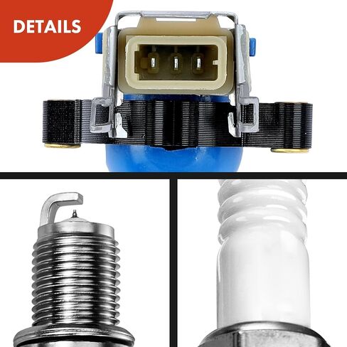 A-Premium Set of 8 Ignition Coil Pack and Iridium Spark Plugs Compatible with Land Rover Range Rover 2004-2005 & BMW X5 M5 2000-2003, 740i 740iL Z8 in Saudi Arabia