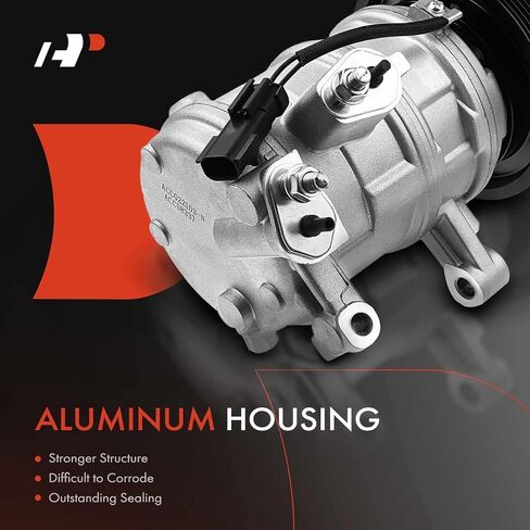 A-Premium Air Conditioner AC Compressor with Clutch Compatible with Chrysler Aspen, Dodge Durango, Jeep Commander, Volkswagen Touareg in Saudi Arabia