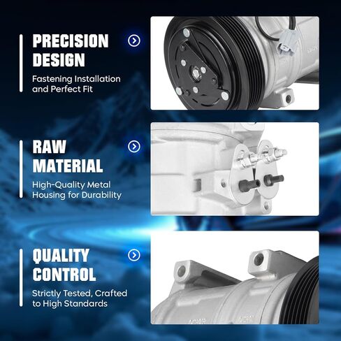 مكيف الهواء ضاغط AC مع القابض لـ Honda Pilot 3.5L 2005-2008 ، لـ Odyssey 3.5 2005-2007 ، لـ Ridgeline 3.5 2006-2008 ، لـ Acura TL 3.2 3.2L 3.5L 2003-2008 ، لـ MDX 3.5 04 05 06 in Kuwait