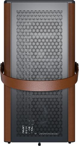 MONTECH Heritage mATX, Micro Form Factor Compact Leather Gaming Chassis with Signature Handle Design, Supports RTX 40 Series GPUs, ATX PSU, and 360mm AIO - White in Kuwait