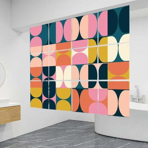 Hanging Room Divider Mid Century Abstract Stock 12 Pieces Decorative Screen Panels PVC Room Divider Panels for Living Room Bedroom Office Restaurant Hotel Decoration in Saudi Arabia
