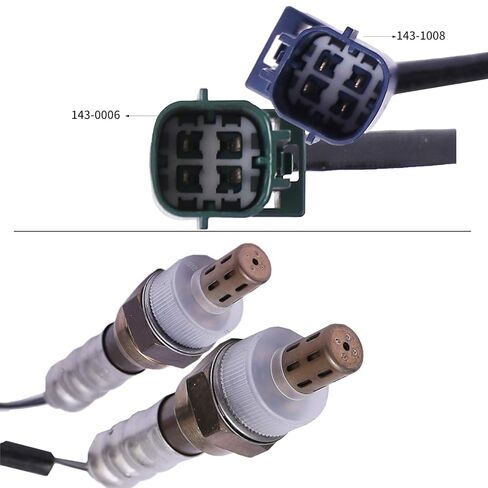 HICKS 234-4296 234-4309 Oxygen O2 Sensor Upstream Downstream fit for 2002-2003 Nissan Altima 2.5L 3.5L, 2002-2003 Nissan Maxima 3.5L, 2002-2003 Nissan Sentra 2.5L, Set of 2 in Saudi Arabia