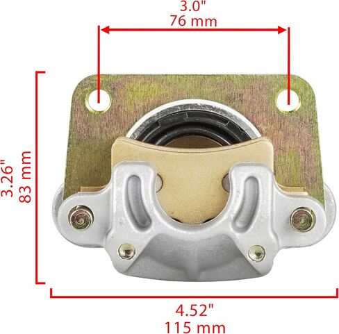 Caltric Front and Rear Brake Caliper Compatible with Polaris Magnum 330 2x4 4X4 2005 2006 in Saudi Arabia
