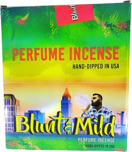 Blunt & Mild Incense - 11" Hand-Dipped Sticks | Box of 72 Assorted Packs of Long Lasting Hand-Dipped Incense | Hand Dipped in USA | by The Makers of Blunteffects in Kuwait