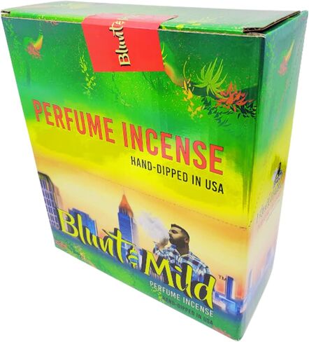 Blunt & Mild Incense - 11" Hand-Dipped Sticks | Box of 72 Assorted Packs of Long Lasting Hand-Dipped Incense | Hand Dipped in USA | by The Makers of Blunteffects in Kuwait