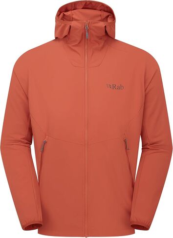 Rab Men's Borealis Hoody Jacket - Lightweight Water-Repellent Softshell Coat for Hiking & Climbing in Kuwait