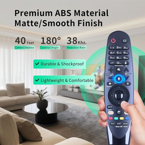 AN-MR650A بديل للتحكم الصوتي عن بعد مناسب لتلفزيون LG 55UJ6580 OLED65B7A 70UJ6570 55UJ7700 55SJ8000 75UJ6450 65SJ8000 65UJ6520 55SJ800T OLED55B7P 65SJ8500 75UJ6470 65SJ800T 75SJ857A in Saudi Arabia