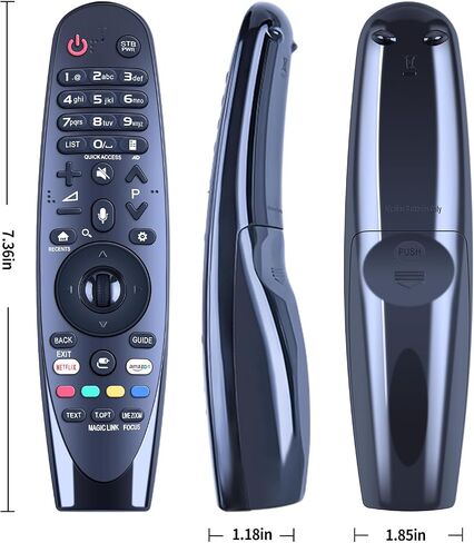 AN-MR650A بديل للتحكم الصوتي عن بعد مناسب لتلفزيون LG 55UJ6580 OLED65B7A 70UJ6570 55UJ7700 55SJ8000 75UJ6450 65SJ8000 65UJ6520 55SJ800T OLED55B7P 65SJ8500 75UJ6470 65SJ800T 75SJ857A in Saudi Arabia