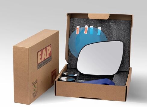 EAP DRIVER Side Mirror Glass متوافق مع Kia Forte 2009-2013 ، Forte5 2009-2013 ، Forte Koup 2009-2013 ، Hate ، 876111m110 876111m010 in Kuwait