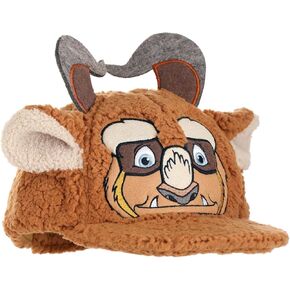 Disney Beast Fuzzy Costume Cap - Baseball Style with Embroidered Face & Felt Horns in Saudi Arabia