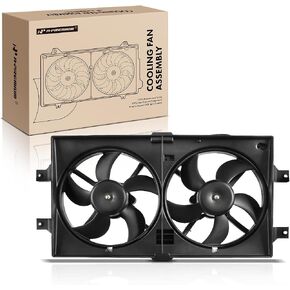 A-Premium Engine Radiator Cooling Fan Assembly Compatible with Select Chrysler & Dodge Models - 300M 1999-2004, Concorde 1998-2004, LHS 1999-2001, Intrepid 1998-2004 - Replace# 4596402AA, 5072180AB in Kuwait