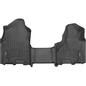 WeatherTech Custom Fit FloorLiners for Ram Truck 2500/3500, Ram Truck 4500/5500, Ram 2500/3500, Ram 4500/5500-1st Row - Over The Hump (4415711), Black in Saudi Arabia