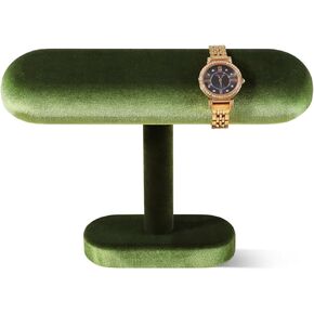 مرنة مرنة الساعات الساتلية ، حامل مجوهرات على شكل حرف T لقلادة سوار ، ورفقة عرض كونترتوب متجر للمجوهرات (أخضر ، شبه متلازمة) in Kuwait