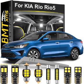 LED INTERIOR LIGHT KIT استبدال KIA PRIDE RIO RIO5 UB YB 2013 2013 2014 2015 2017 2017 2018 2019 2020 2021 2022 2023 ، Super Bright 6000K White in Kuwait