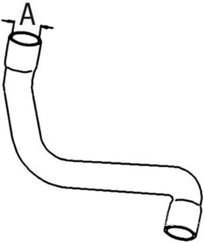 RAParts K915206 New David Brown DB Tractor Lower Radiator Hose 770 780 880 885 VPE4087 in Saudi Arabia