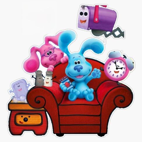 Blue'S Clues & You! Animation Sticker Bumper Sticker Vinyl Decal 5" in Saudi Arabia