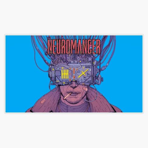 MAGNET Neuromancer 2030 Magnetic Vinyl Sticker Decal Magnet 5" in Saudi Arabia