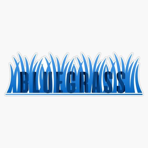 Bluegrass Music Genre Blue Grass Sticker Bumper Sticker Vinyl Decal 5" in Saudi Arabia