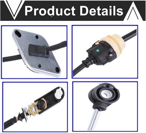 Auto Transmission Gear Shift Control Cable 52104060AG Compatible with Jeep Grand Cherokee 4.0L I6 2003 2004,Transmission Shift Control Cable Replace 52104060AG in Saudi Arabia